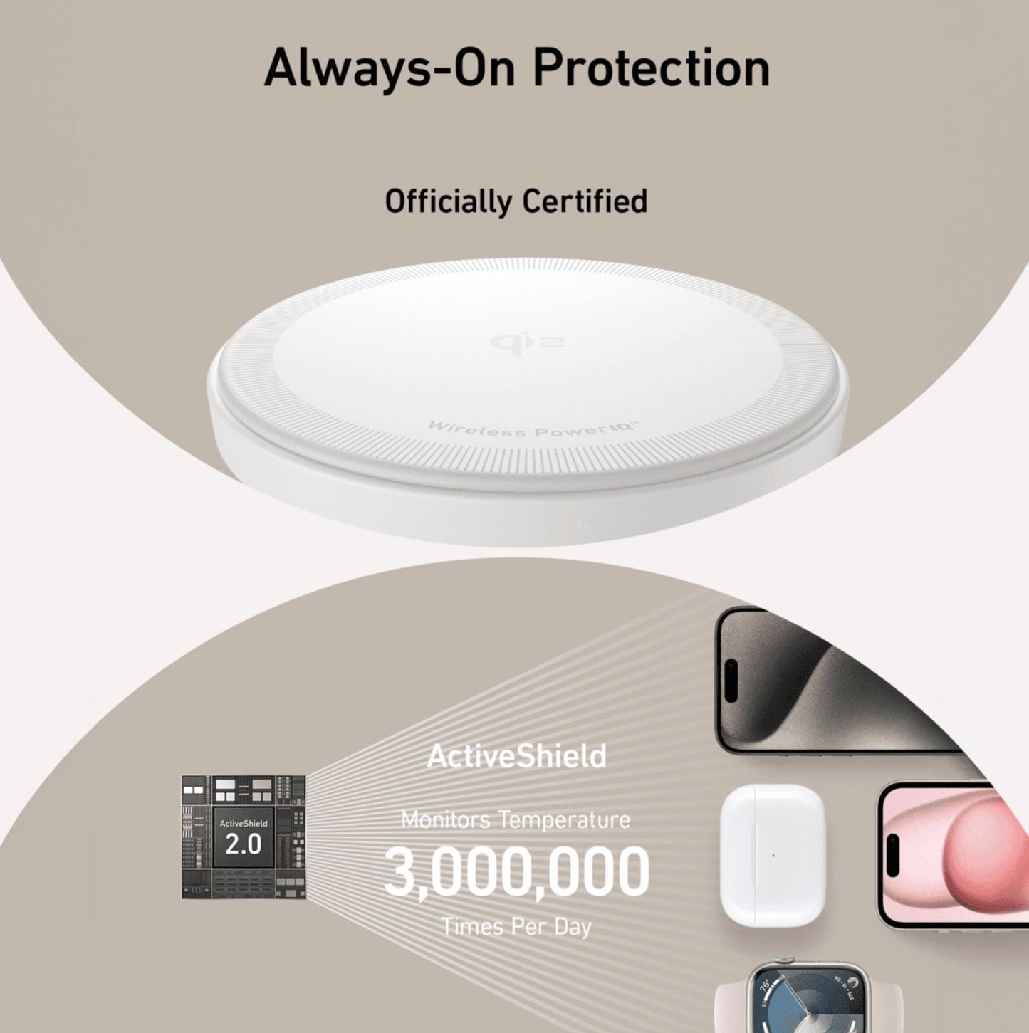 Anker MagGo 3-in-1 Wireless Charging Stand with Qi2