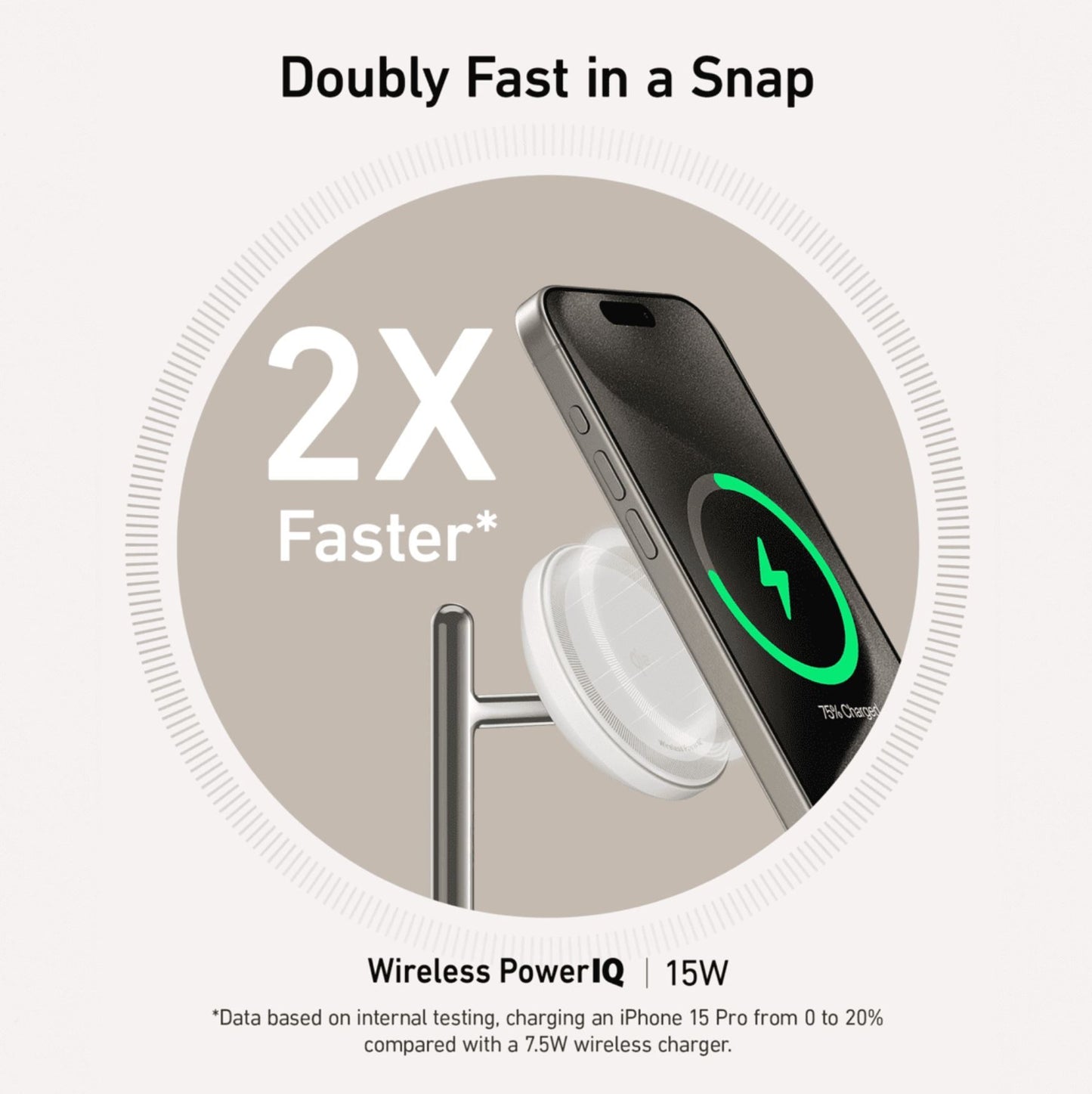 Anker MagGo 3-in-1 Wireless Charging Stand with Qi2
