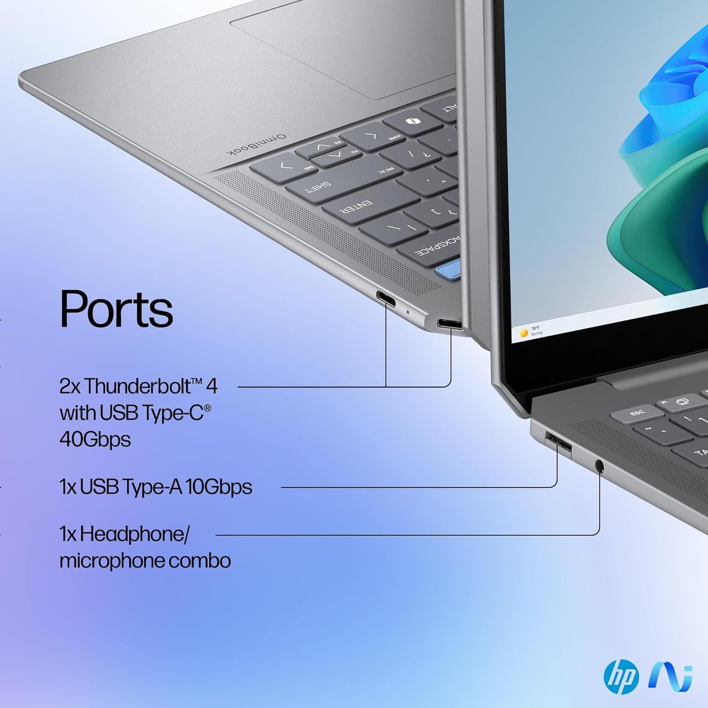 HP OmniBook Ultra AI 14” Touchscreen Laptop 32GB RAM 1TB SSD