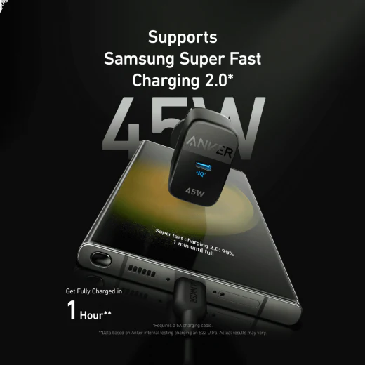 Anker 313 Ace 2 45W GaN Wall Charger