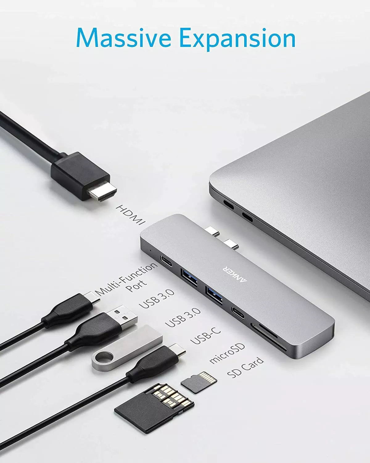 ANKER PowerExpand Direct 8-in-2 USB-C Adapter – OBS