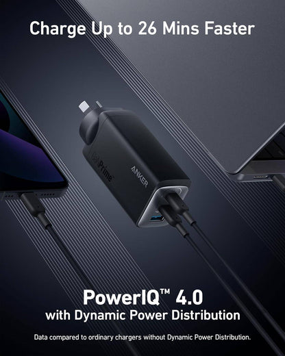 Anker 737 Charger GaNPrime 120W – 3-Port Fast Wall Charger