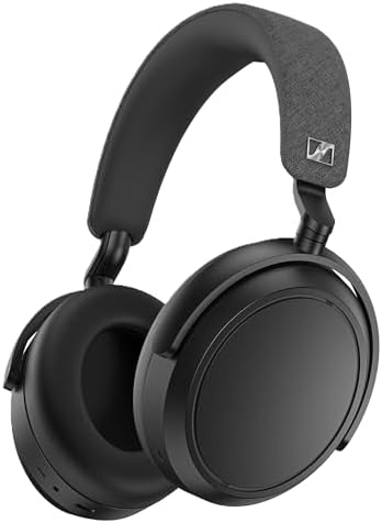 Sennheiser Momentum 4 Wireless Headphones Black Front View